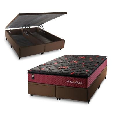 Cama Box Baú Toronto com Molas Ensacadas 193x203 King House