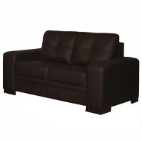Sofá 2 Lugares 170cm Milano Couro Marrom Fosco Gran Belo - 1