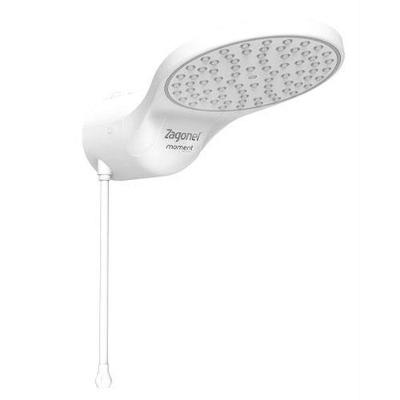 Ducha Eletrônica Moment com Comando Eletrônico 5500W Regulagem de Temperatura à Distância Branca