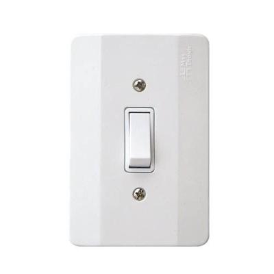 Interruptor Paralelo Linha Millennium Conjuntosku 7285 com Instalação Fácil Branco Mectronic