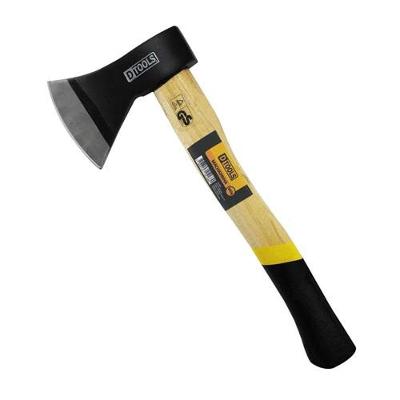 Machadinha Lenhador Cabo Madeira 36CM Cabeça Quadrada 600G para Cortar Lenha Dtools