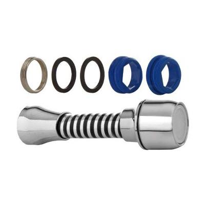 Extensor para Torneira Extensor ABS Cromado 140MM com Arejador e Roscas M24 M22 M21 M19 Prata Blukit