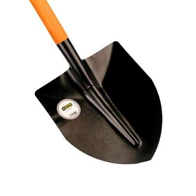 Pá Chipa de Bico Temperada 27x24 e 5cm com Cabo Longo em Aço Carbono Especial com Madeira Nobre