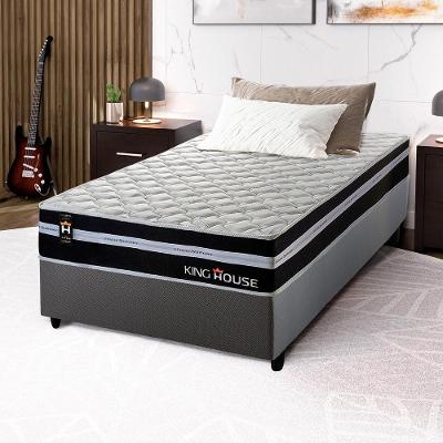 Cama Box Molas Ensacadas Durham Solteiro 88x188 King House