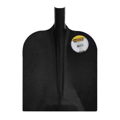 Pá Chipa Quadrada sem Cabo para Argamassa em Aço SAE 1045 Acabamento Preto Dtools