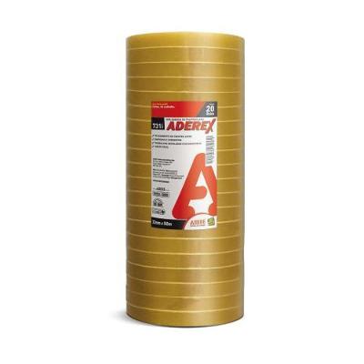 Fita Adesiva Aderex 731I 12MM X 50M para Fechamento de Embalagens Mel Adere Universo do Lar