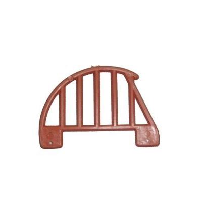 Grade Passarinheira Romana Telha 50x80x5MM em Polipropileno Resistente Terracota Plastipan