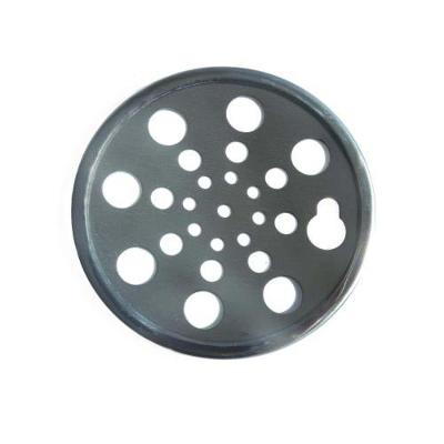 Grelha para Churrasco Grelha Inox Redonda 10X10CM em Aço Inoxidável Design Moderno Inox Overtime