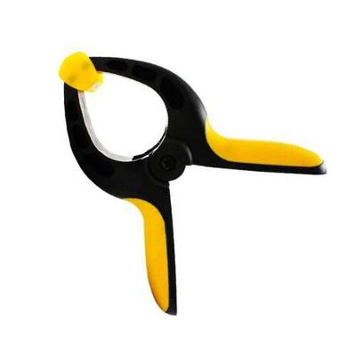 Grampo Marceneiro 150MM Abertura 75MM Profundidade 70MM em PVC Rígido com Empunhadura Emborrachada