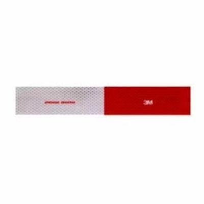 Faixa Refletiva para Veículos vermelho-branco 50 X 305MM auto-adesivo com 10 Unidades Branco