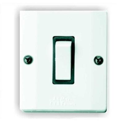 Interruptor Simples Sistema X Mectronic - Conjunto 7512 com Fácil Instalação Branco Mectronic