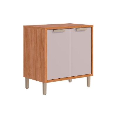 Balcão Divina 2 Portas MDF 80cm Off White