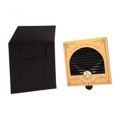 Cartão Harry Potter Pomo de Ouro em Papel e PVC 12,5X13CM com Envelope Imaginarium
