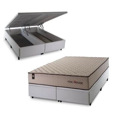 Cama Box Baú San Diego Espuma D33 158x198 Branco King House