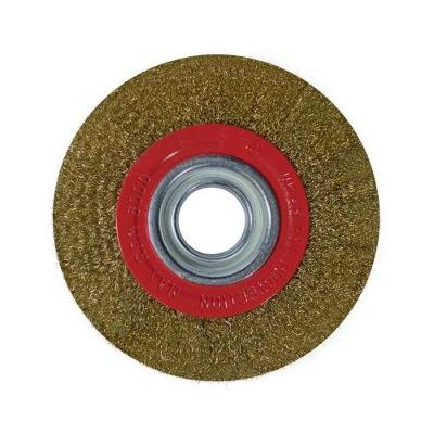 Escova de Aço Circular 6'' Ondulado para Remoção de Rebarbas, Ferrugem e Pintura DTOOLS Universo