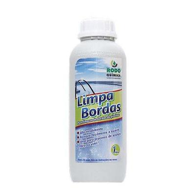 Detergente para Limpeza de Bordas de Piscinas LIMPA BORDAS 1 LITRO Remove Óleos e Gorduras