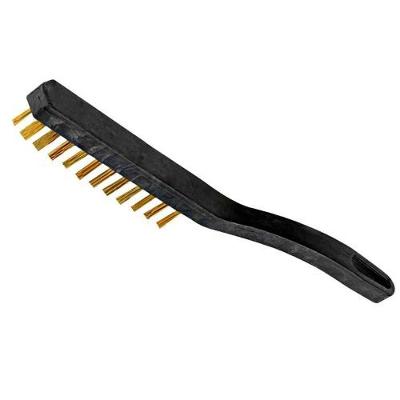 Escova de Aço 3 Carreiras 22MM X 24MM com Cabo Plástico Anatômico Preto Dtools