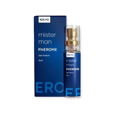 Perfume Pherome Mister Man Masculino Deo Parfum Amadeirado e Especiarias 15ML