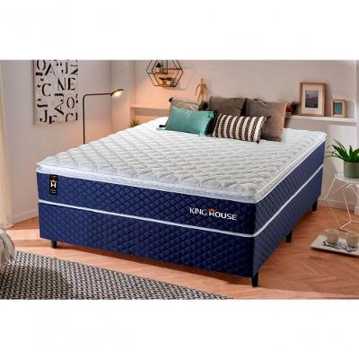 Cama Box Casal 138x188 Lagras Molas Ensacadas King House