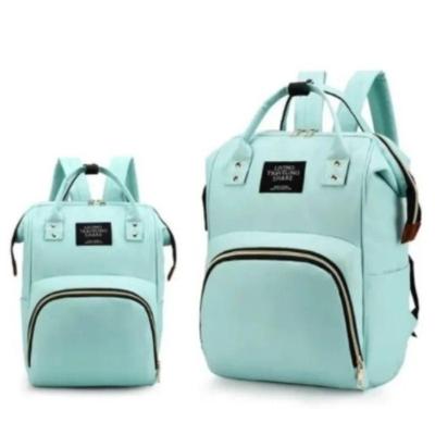 Mochila Maternidade Bolsa Mamãe Bebê com Vários Bolsos Verde OEM