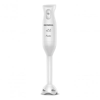 Mixer com Copo Mondial Mixer Pratic 200W M-15-w Branco com Lâmina Inox 110V