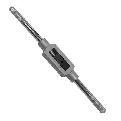 Jogo de Macho 8 Peças M3-M12 para Rosqueamento em Aço Rápido com Vira Ajustável Prata Dtools