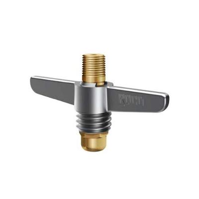 Gás Borboleta P13 P13 5-8 UNC X 1-8 NPT para Conexão de Botijão de Gás com Rosca Padrão Roco