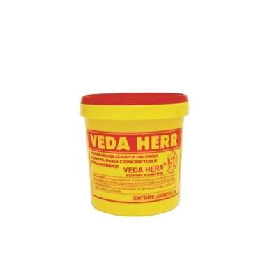 Impermeabilizante Veda Galão 3,6 Litros (=Sika 1) para Concreto e Argamassa Herr