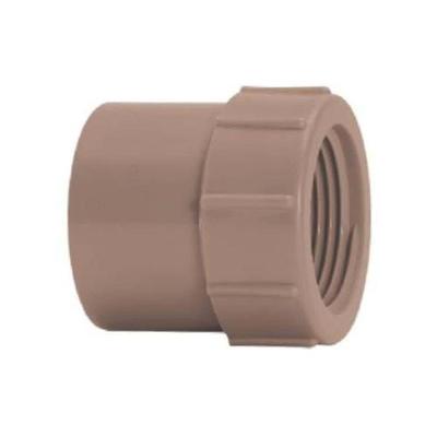 Luva Lisa Roscável para Encanamento Rosca 32mm X 1'' Pvc Pn 750 Kpa Amanco
