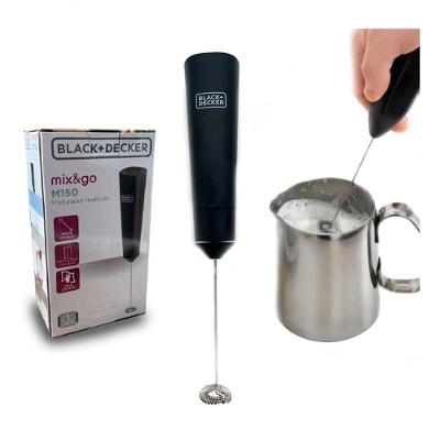 Mixer Portátil de Mão Black + Decker M150-BR Multiuso sem Fio para Cappuccinos e Chocolates Bivolt
