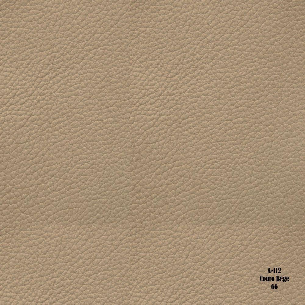 Sofá 3 Lugares 240cm Milano Couro Bege 66 - Gran Belo - 4