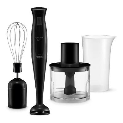 Mixer 3 em 1 Turbo Chef 200W com Triturador Batedor Copo e Picador 110V