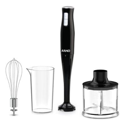 Mixer 3 em 1 Turbomix Pro 3 em 1 400W 2 Velocidades Preto 110V