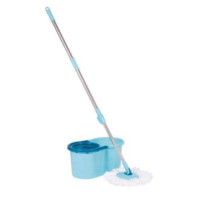 Esfregão Mop Limpeza Prática com Balde 13 Litros Aço Inoxidável Cabo Articulado para Pisos Inox Mor