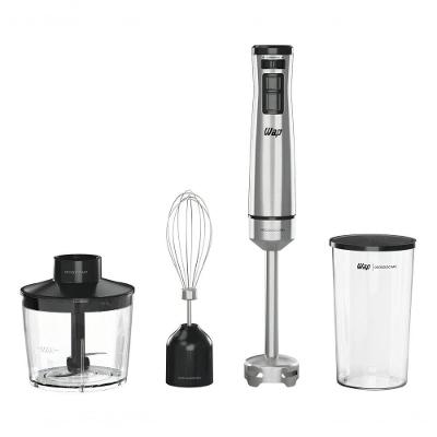 Mixer 3 em 1 WM1 600W 1000W Preto, Cinza com Processador e Batedor 110V