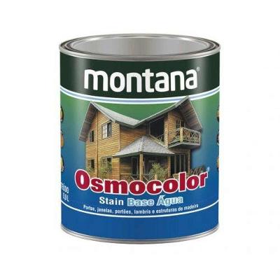 Stain Base Água para Madeira Osmocolor Imbuia Acabamento Acetinado Proteção UV Montana Universo