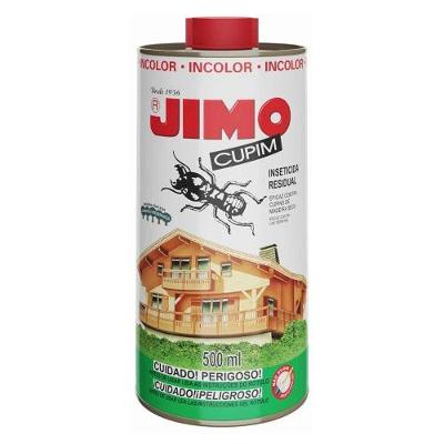 Inseticida para Madeira Jimo Cupim Incolor 500ML Tratamento Preventivo e Curativo Transparente Jimo
