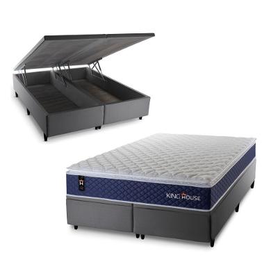 Cama Box Baú Lagras com Molas Ensacadas 193x203 King House