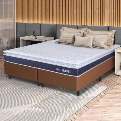 Cama Box Durban Espuma D28 King 193x203 Marrom King House