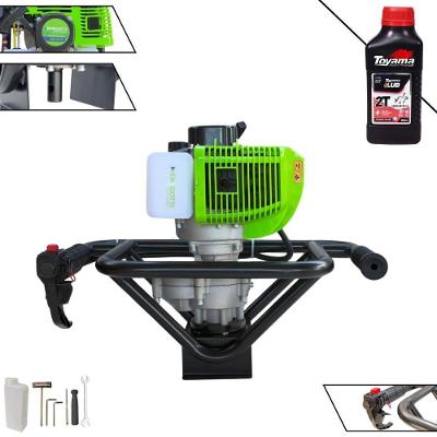 Perfurador de Solo MPS52 à Gasolina 2T 52CC 1,8HP com Alto Torque Laranja Menegotti