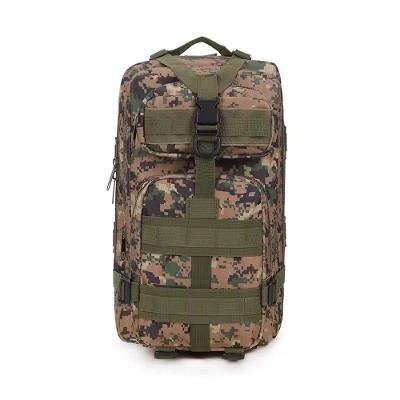 Mochila Militar Tática Impermeável Grande Reforçada 50 Litros Verde com Patch Bandeira do Brasil OEM