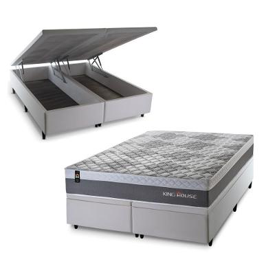 Cama Box Baú Sheffield com Molas Ensacadas 193x203 King House