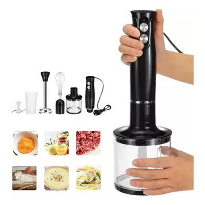 Processador Misturador Mixer 4 X 1 com Moedor para Alimentos Preto 110V