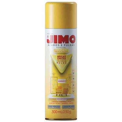Aerossol para Ácaros, Pulgas e Carrapatos Jimo Ácaros e Pulgas 300ML Elimina Insetos em Tecidos Jimo