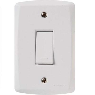 Interruptor Simples Lux2 10A 13335 com Sistema Modular em uma Peça Branco Tramontina