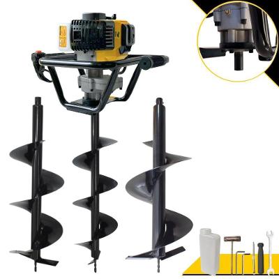 Perfurador de Solo PSL517 à Gasolina 51,7CC 1,8HP com Jogo de Brocas 80CM Lynus