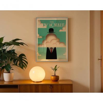Quadro Decorativo New Yorker 5 Urbano Retangular 50x70CM Amadeirado