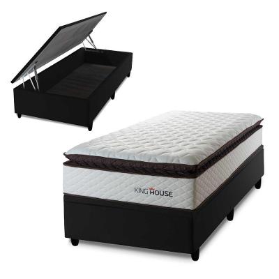 Cama Box Baú San Diego 96x203 Branco Espuma D33 King House