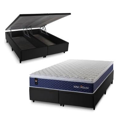 Cama Box Baú Lagras com Molas Ensacadas 193x203 King House