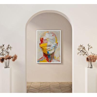 Quadro Decorativo Pulsos de Vida Retangular 50x70CM Branco para Decoração